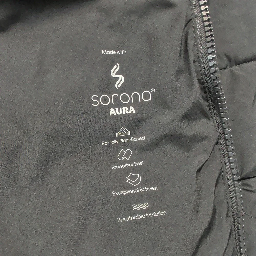 Calvin Klein Men XXL Black Puffer Jacket Sorona Aura Insulated Hooded Parka Coat